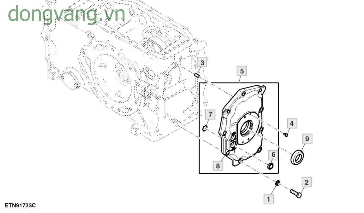 PTO Housing, 2100 RPM - ST792331